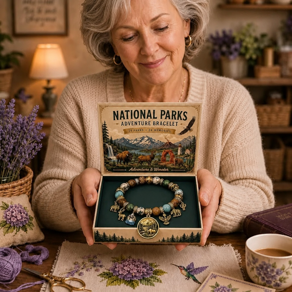 National Park Inspired Adventure Bracelet - Meaningful Wildlife Gift For Hikers, Campers & Travelers