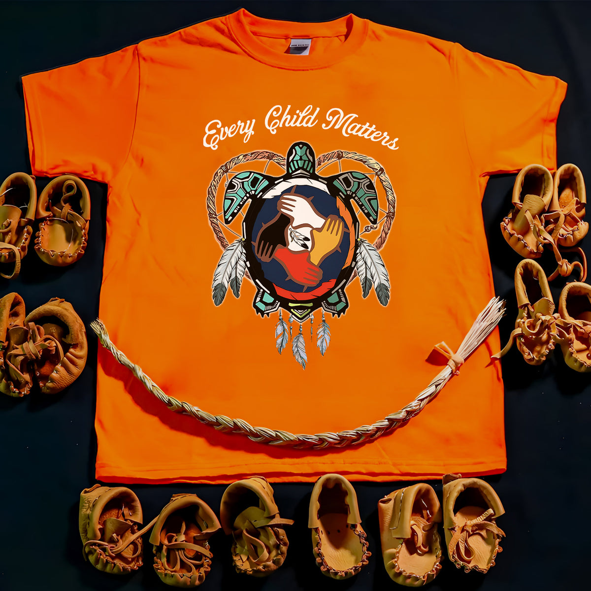 Unity for the Future of Indigenous Children Strength of the Turtle Island Unisex T-shirt/Hoodie/Sweatshirt - product image