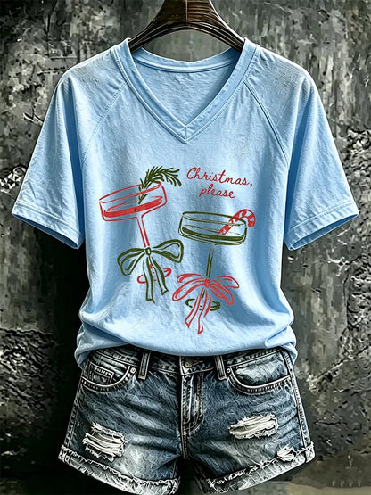 Women's Casual Printed Short-Sleeve T-Shirt