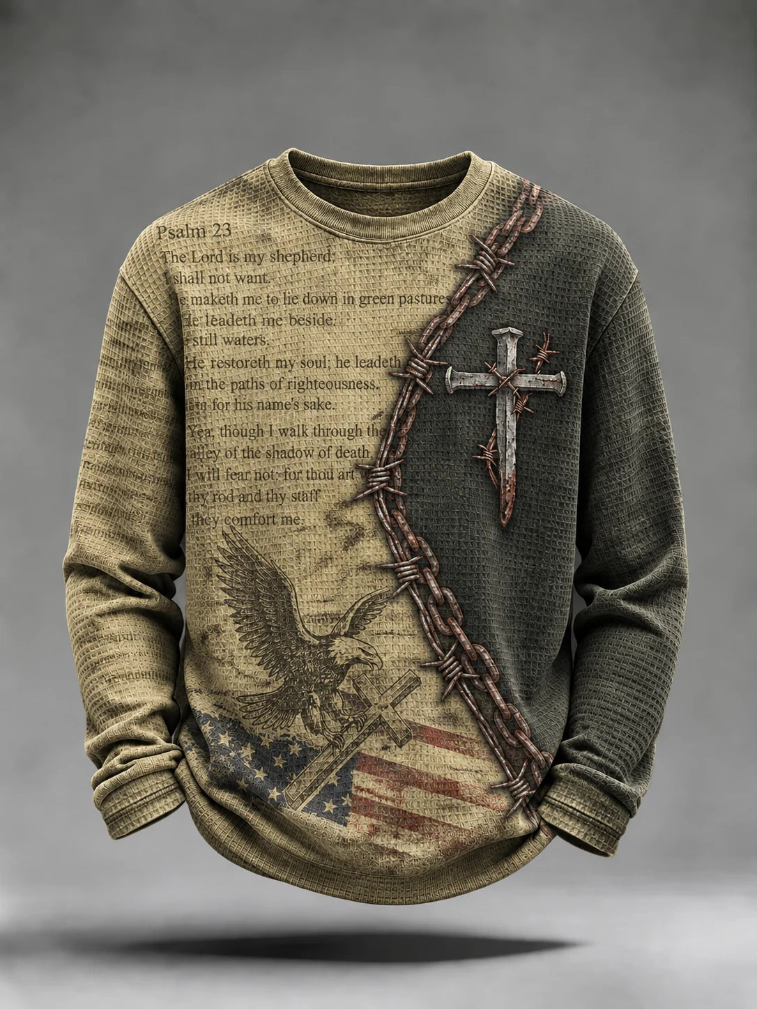 Men's Faith Print Long-Sleeve T-Shirt