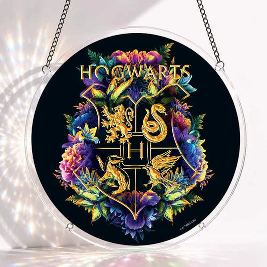 Acrylic Jigsaw Puzzle Suncatcher - Hogwarts Crest