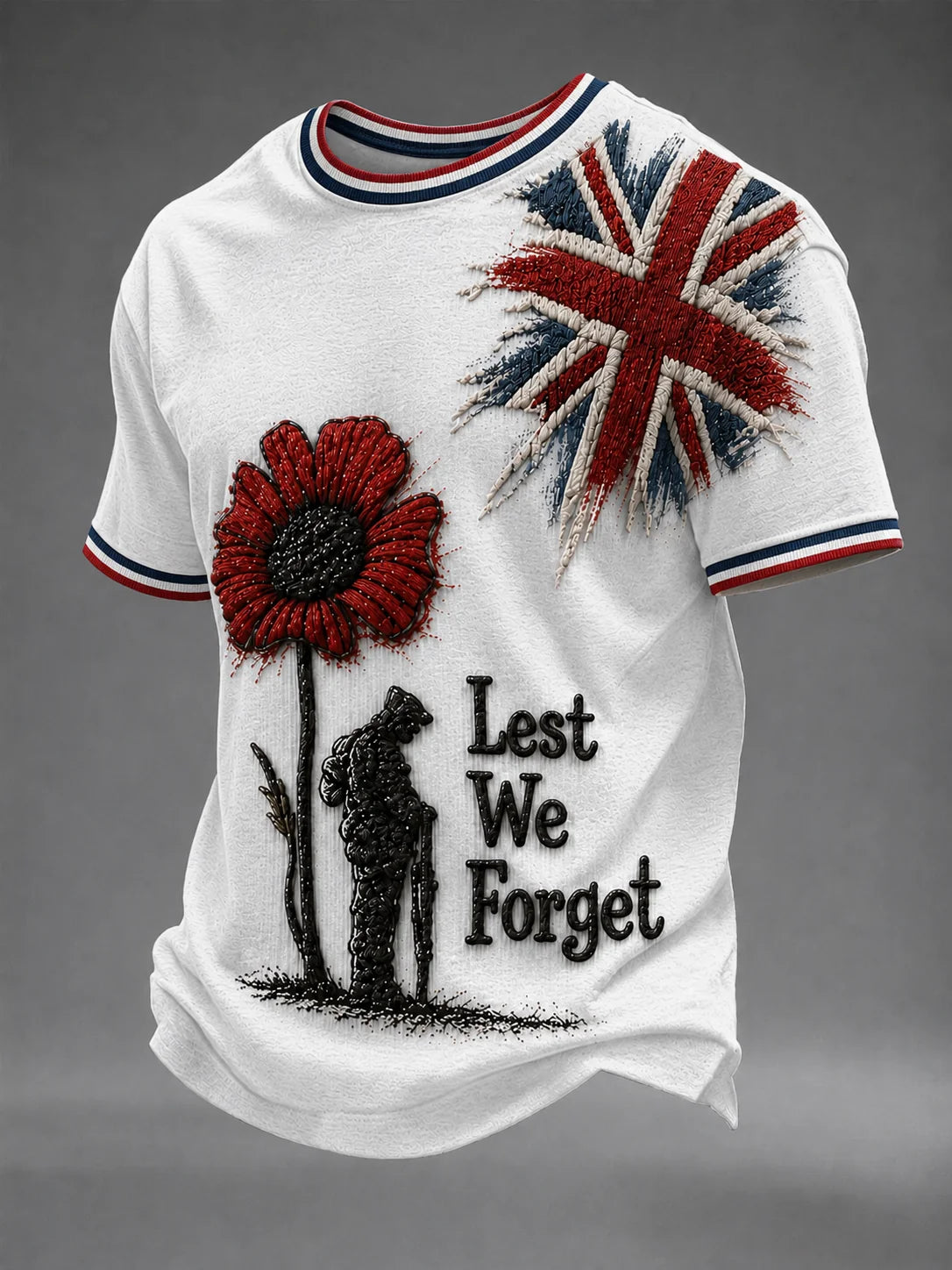 Men's Remembrance Day Short Sleeves T-shirt