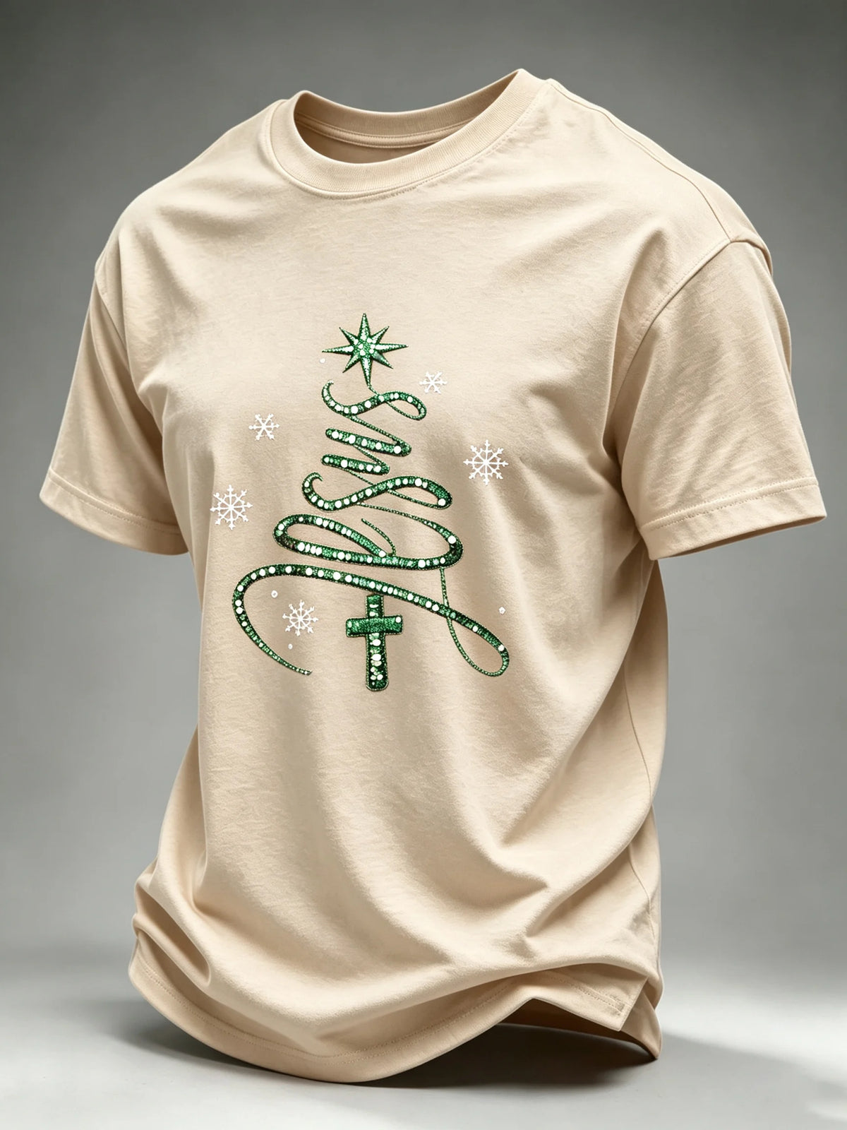 Men's Christmas Printed Short-Sleeve T-Shirt