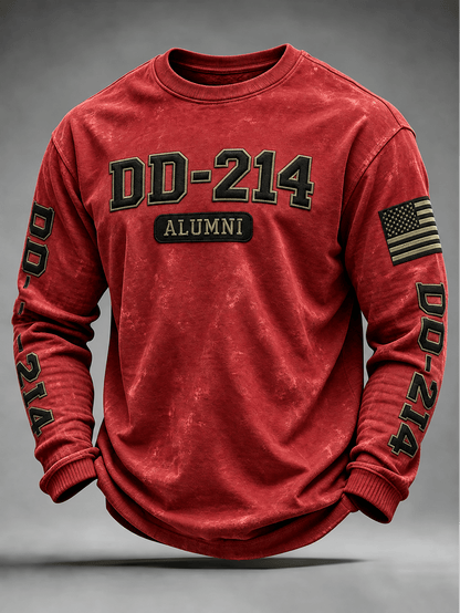 Men's Veteran Pride DD-214 Printed Sweatshirt