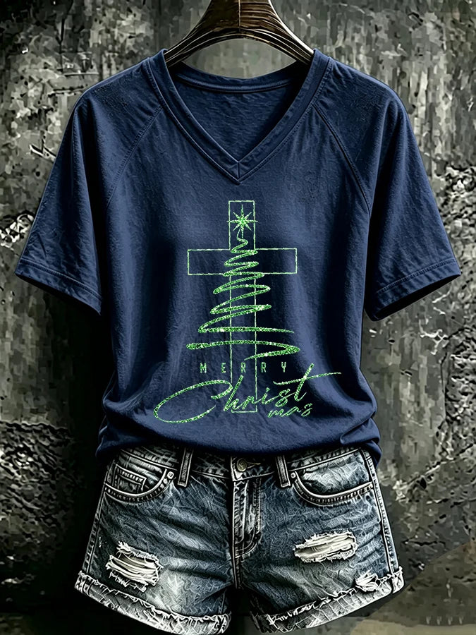 Women's Casual Printed Short-Sleeve T-Shirt