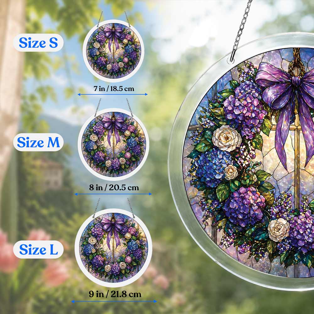 Acrylic Jigsaw Puzzle Suncatcher - Sacred Bloom