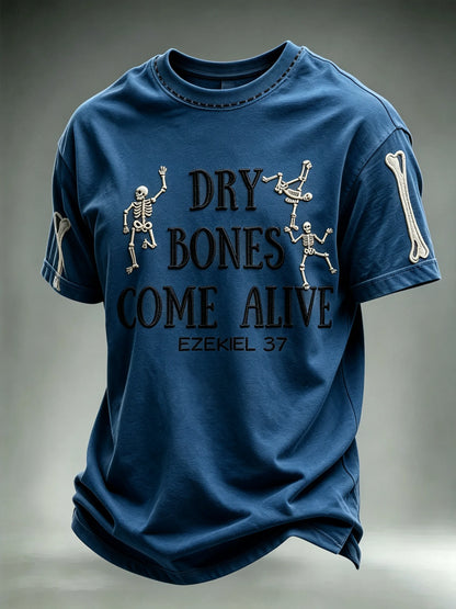 Men's Retro Print Short-Sleeve T-Shirt