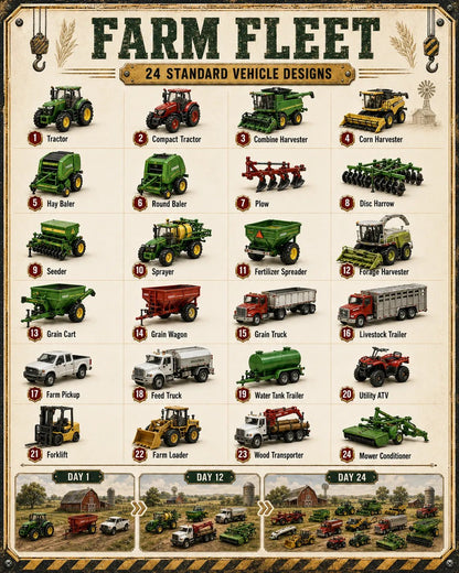 Farm Fleet complete 24 vehicle design guide