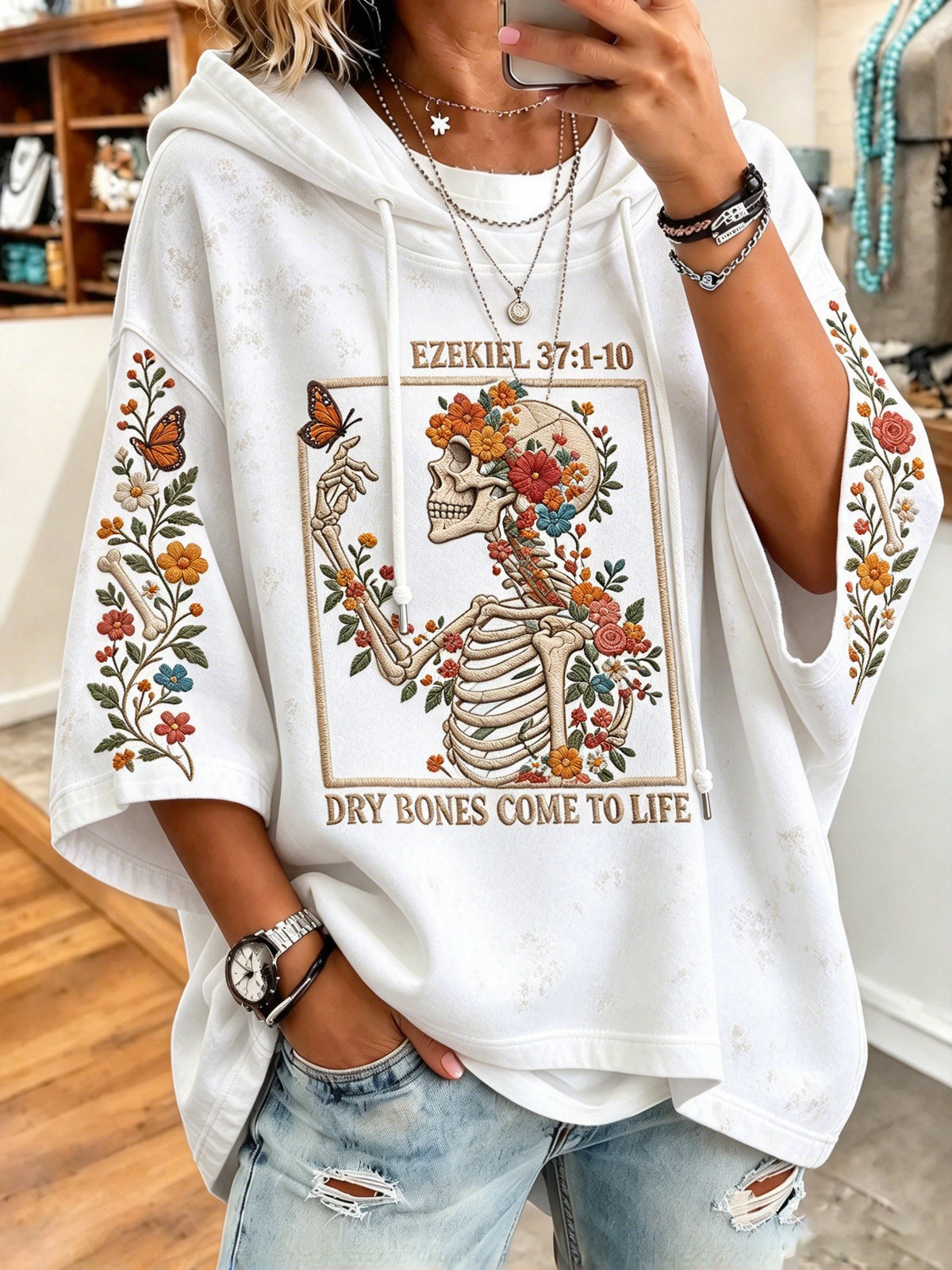 Women's Faith Print Casual Top