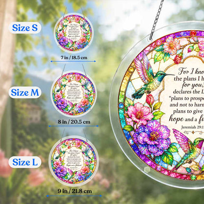 Acrylic Jigsaw Puzzle Suncatcher - Jerimiah 29:11