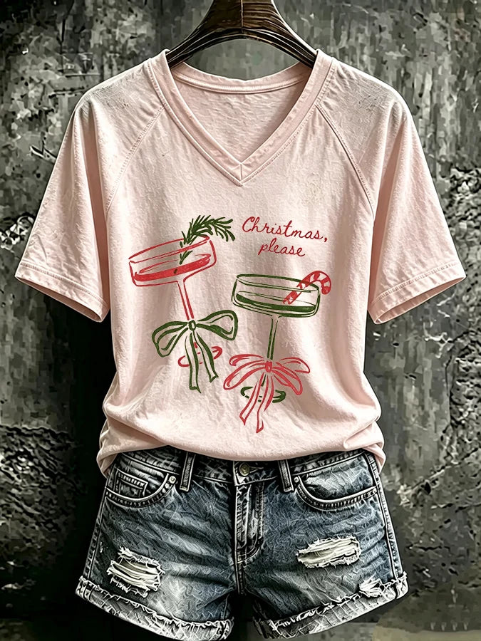 Women's Casual Printed Short-Sleeve T-Shirt