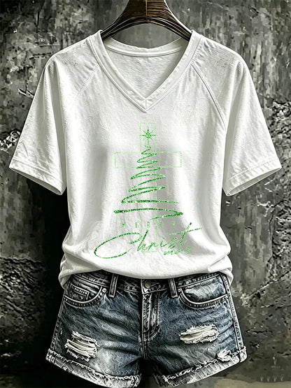Women's Casual Printed Short-Sleeve T-Shirt