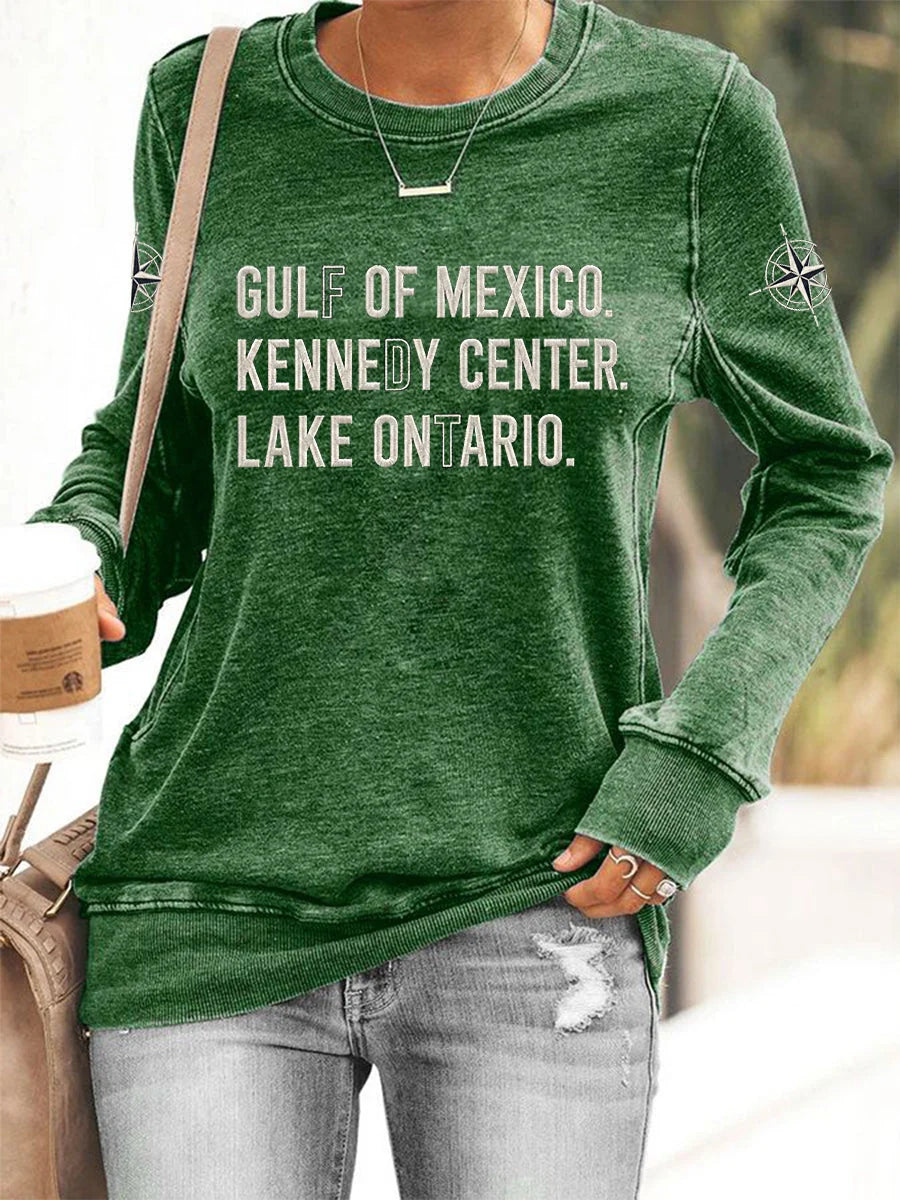 Women's Polyester Waisted Sweatshirt