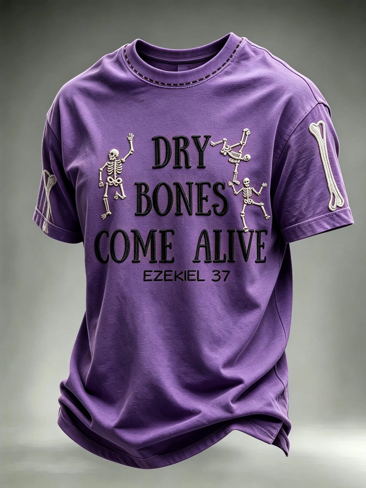 Men's Retro Print Short-Sleeve T-Shirt
