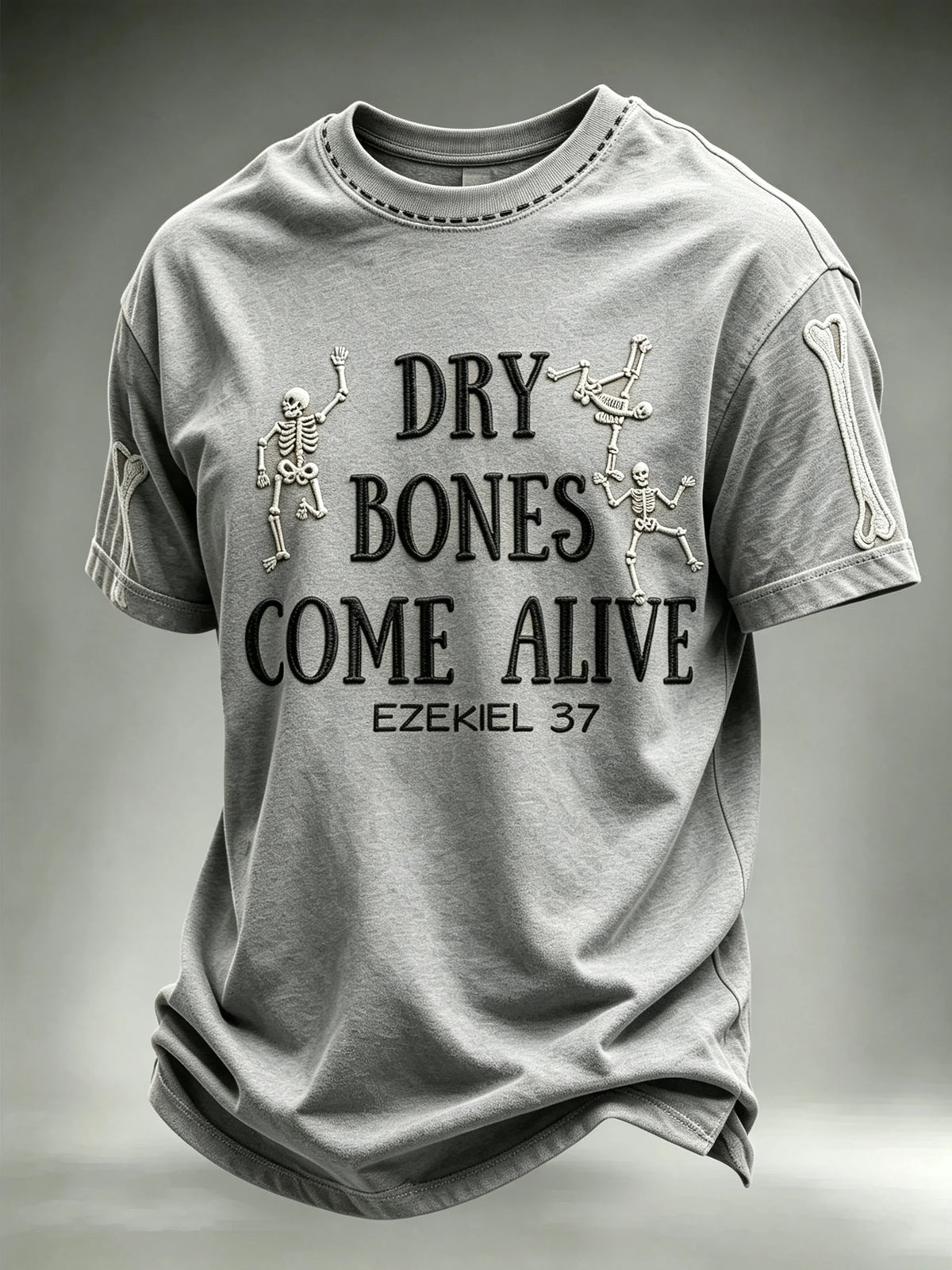 Men's Retro Print Short-Sleeve T-Shirt
