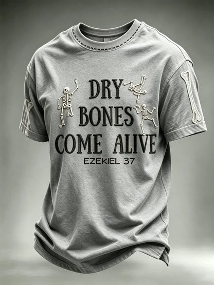 Men's Retro Print Short-Sleeve T-Shirt