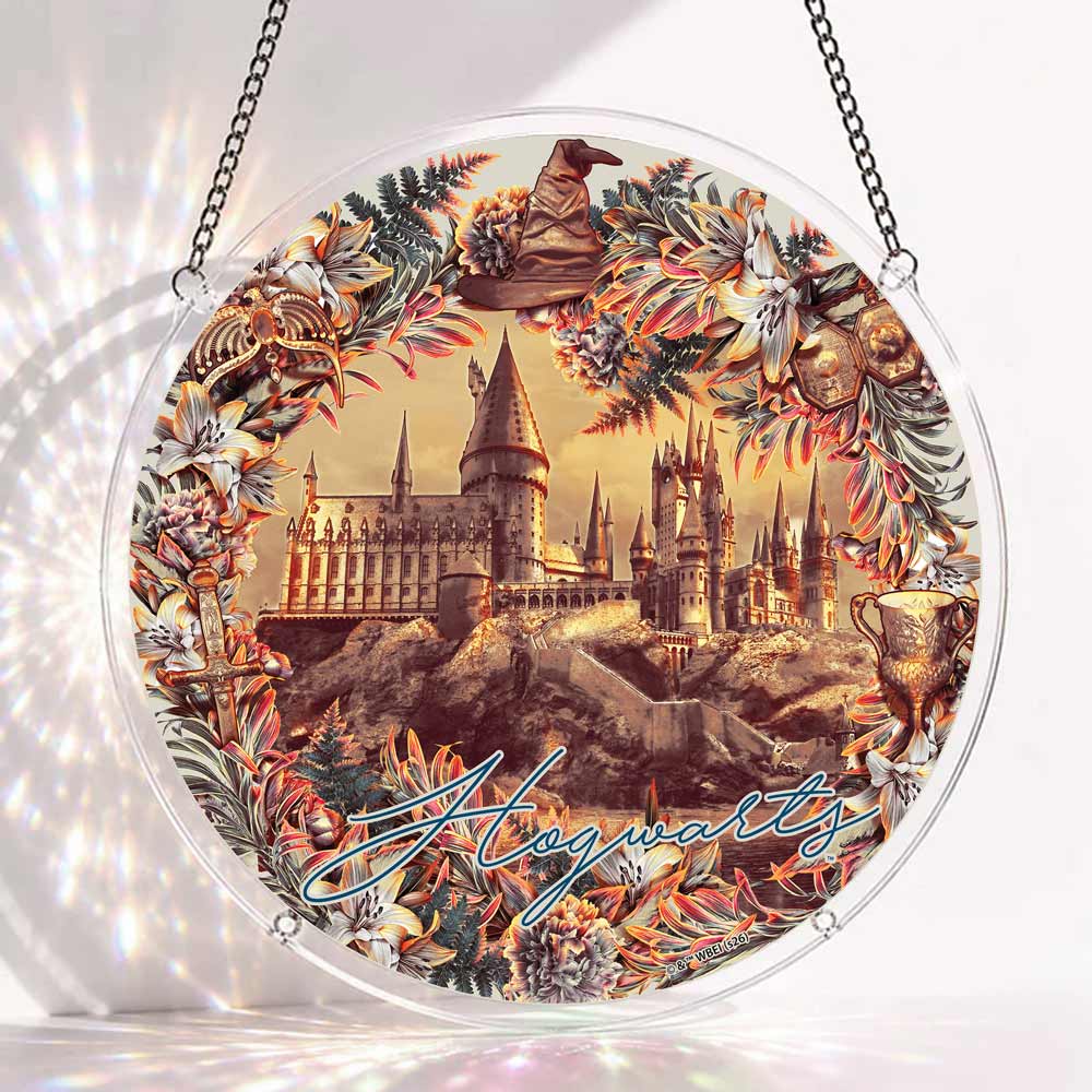 Acrylic Jigsaw Puzzle Suncatcher - Hogwarts Legacy