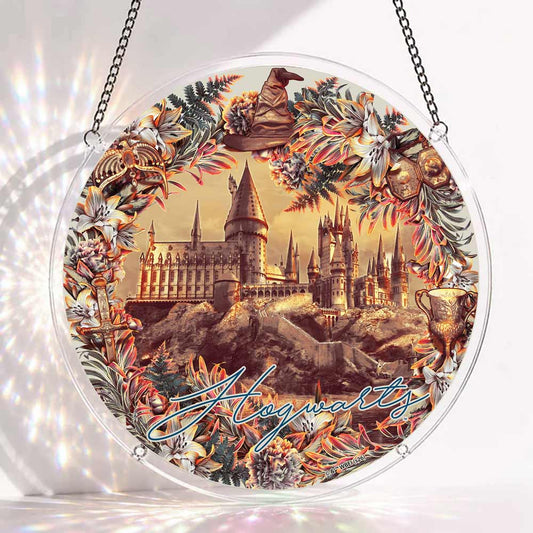 Acrylic Jigsaw Puzzle Suncatcher - Hogwarts Legacy