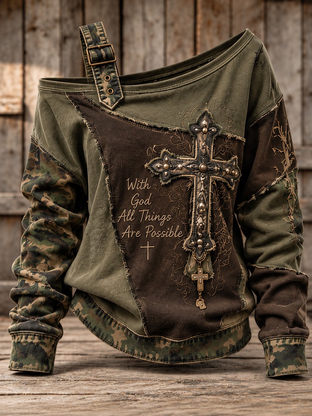 Women's Faith Printed Casual Hoodie