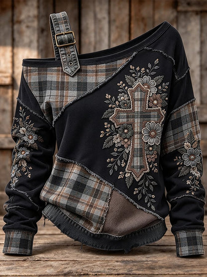 Women's Faith Printed Casual Hoodie