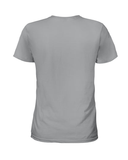 I'M NOT RUDE I'M DUTCH - Ladies T-Shirt - Sports Grey - back