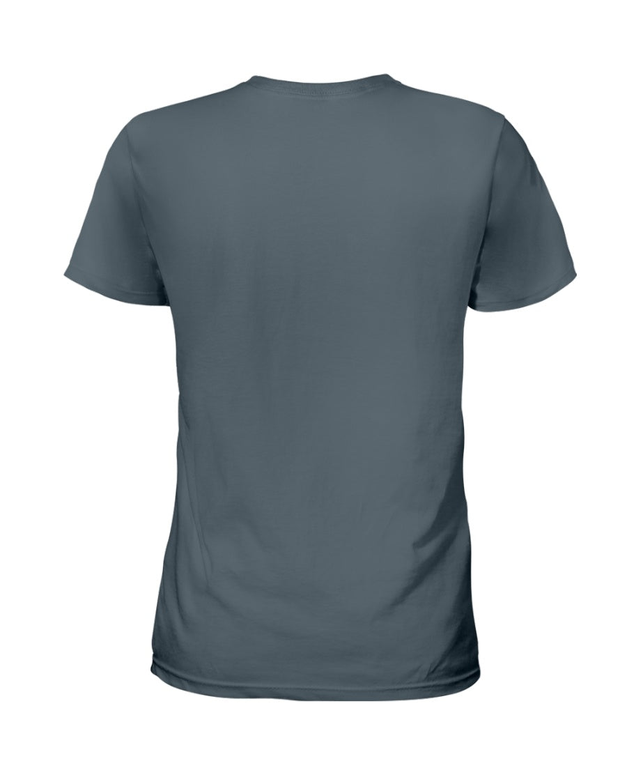 I'M NOT RUDE I'M DUTCH - Ladies T-Shirt - Charcoal Grey - back