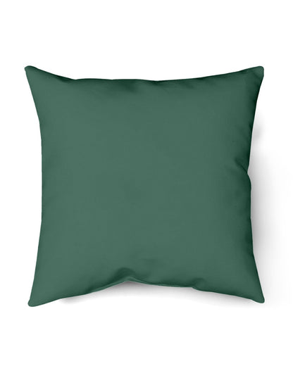 I'M NOT RUDE I'M DUTCH - Indoor Pillow - 16” x 16” - Forest Green - back
