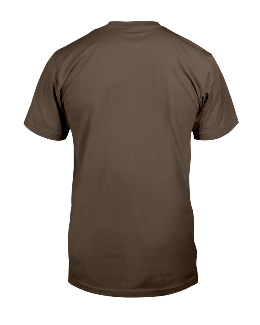 I'M NOT RUDE I'M DUTCH - Premium Fit Mens Tee - Brown - back