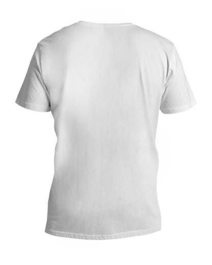 I'M NOT RUDE I'M DUTCH - V-Neck T-Shirt - White - back