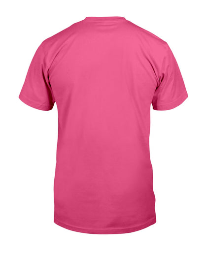 I'M NOT RUDE I'M DUTCH - Premium Fit Mens Tee - Fuchsia - back