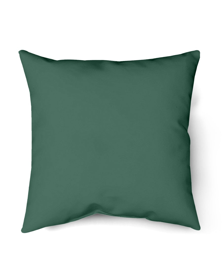 I'M NOT RUDE I'M DUTCH - Indoor Pillow - 18” x 18” - Forest Green - back