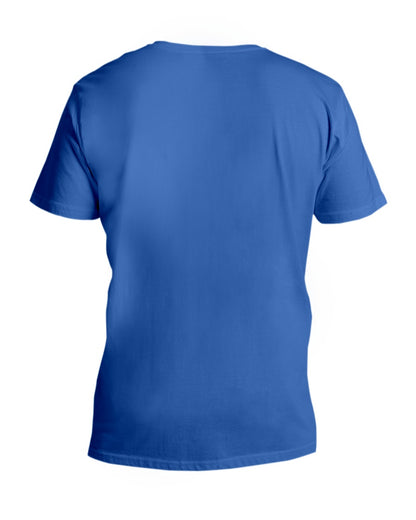 I'M NOT RUDE I'M DUTCH - V-Neck T-Shirt - Royal Blue - back