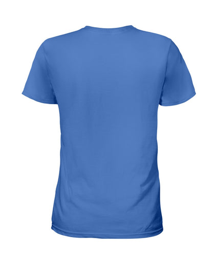 I'M NOT RUDE I'M DUTCH - Ladies T-Shirt - Royal Blue - back