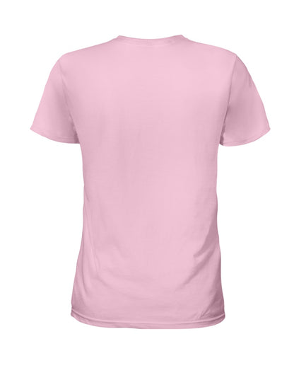I'M NOT RUDE I'M DUTCH - Ladies T-Shirt - Light Pink - back