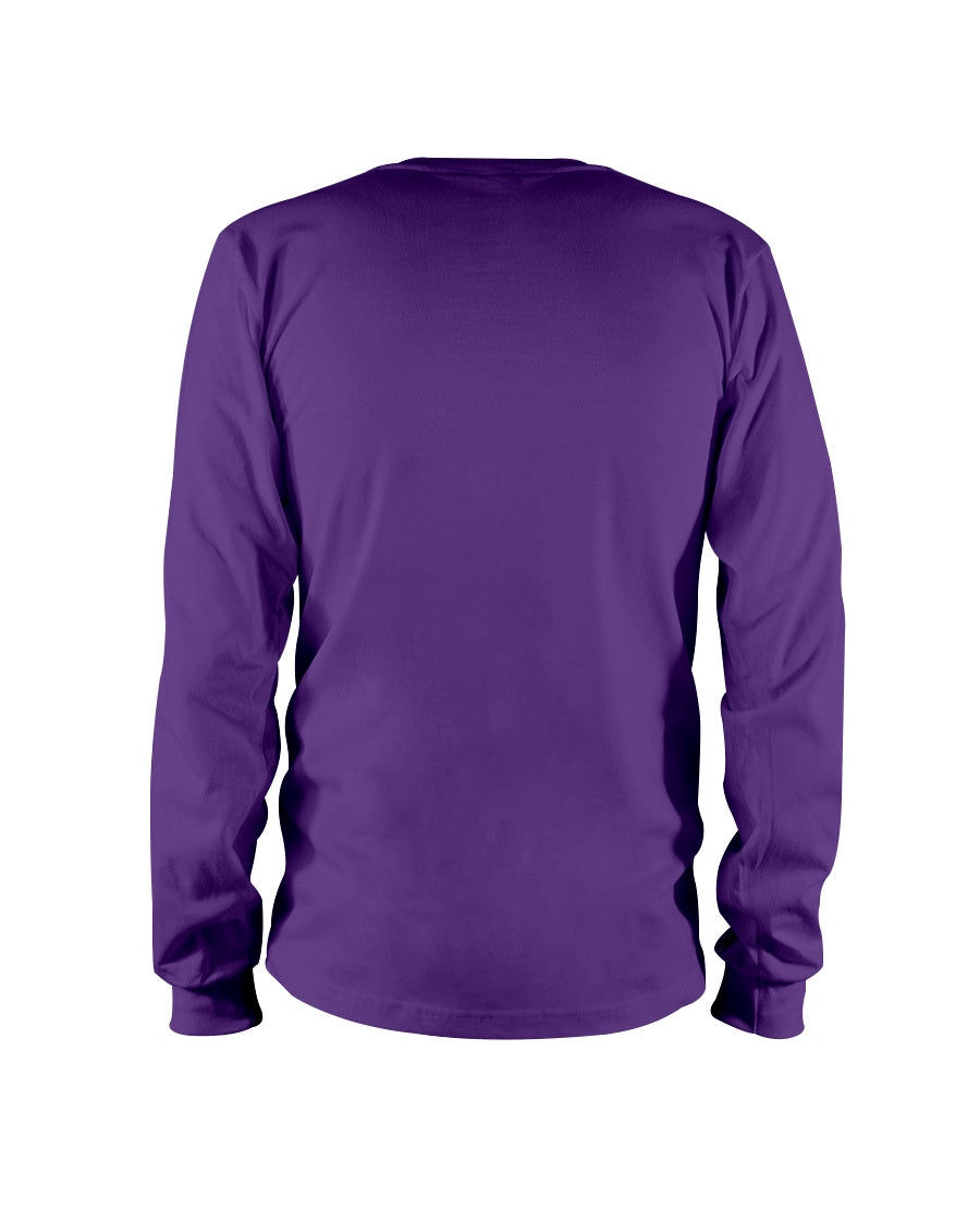 I'M NOT RUDE I'M DUTCH - Long Sleeve Tee - Purple - back