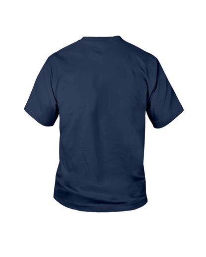 I'M NOT RUDE I'M DUTCH - Youth T-Shirt - J Navy - back