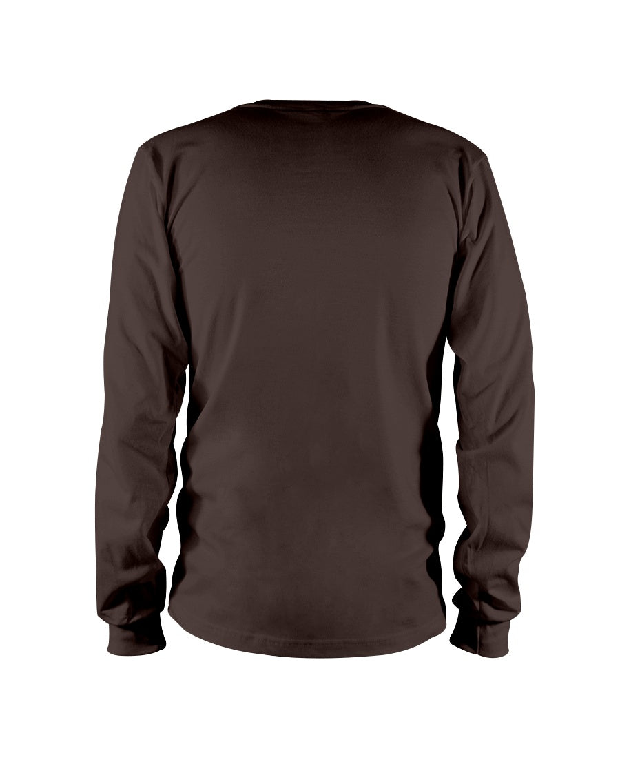 I'M NOT RUDE I'M DUTCH - Long Sleeve Tee - Dark Chocolate - back