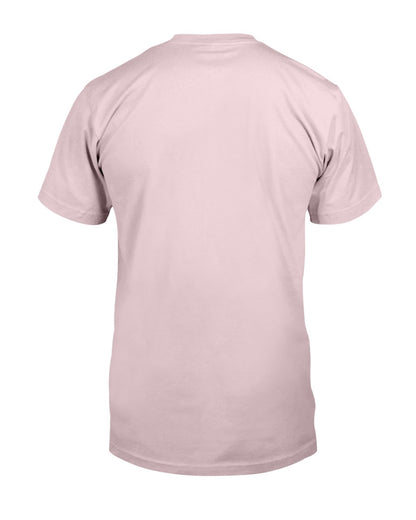 I'M NOT RUDE I'M DUTCH - Premium Fit Mens Tee - Light Pink - back