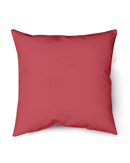 I'M NOT RUDE I'M DUTCH - Indoor Pillow - 16” x 16” - True Red - back