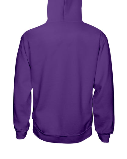 I'M NOT RUDE I'M DUTCH - Hooded Sweatshirt - Purple - back