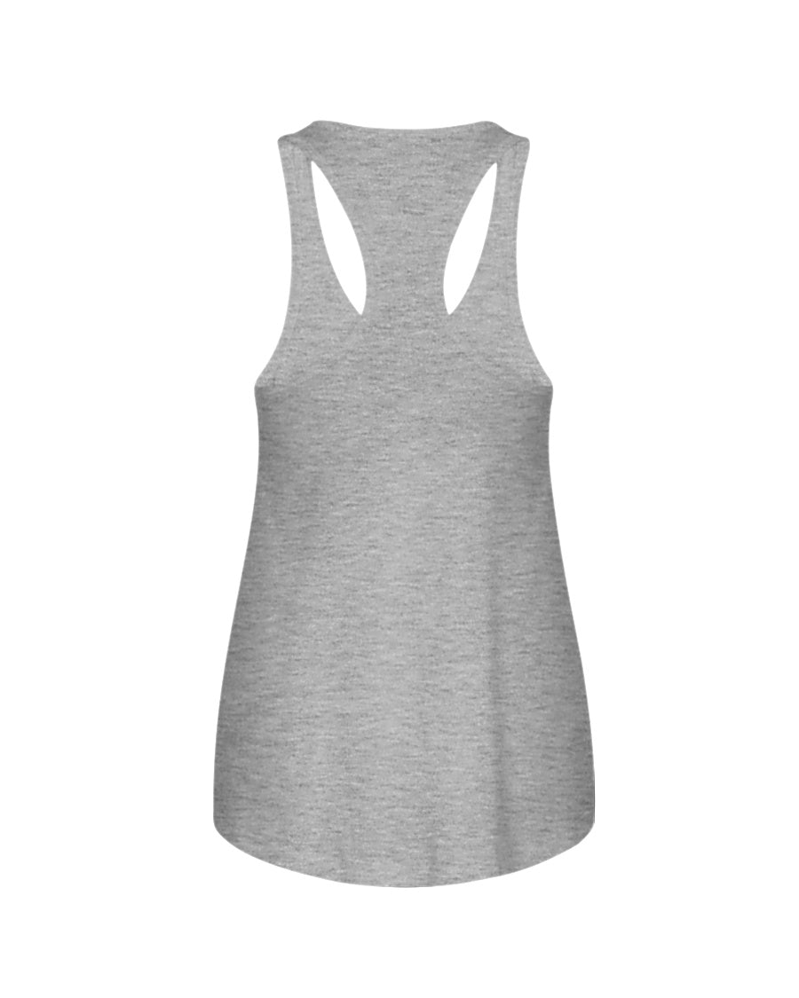 I'M NOT RUDE I'M DUTCH - Ladies Flowy Tank - Athletic Heather - back