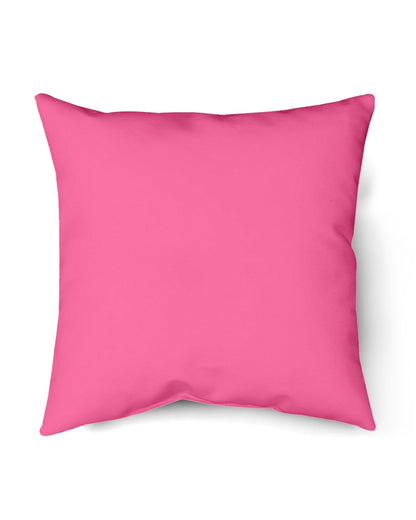 I'M NOT RUDE I'M DUTCH - Indoor Pillow - 18” x 18” - Cyber Pink - back