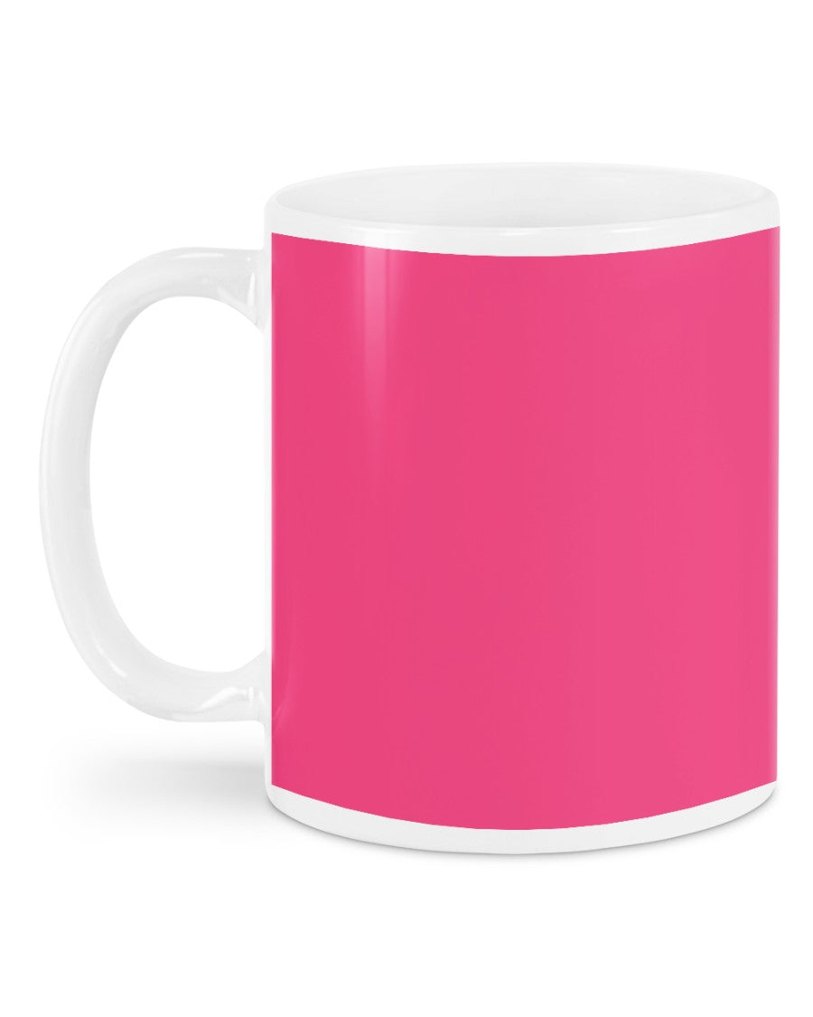 I'M NOT RUDE I'M DUTCH - Mug - Cyber Pink - back
