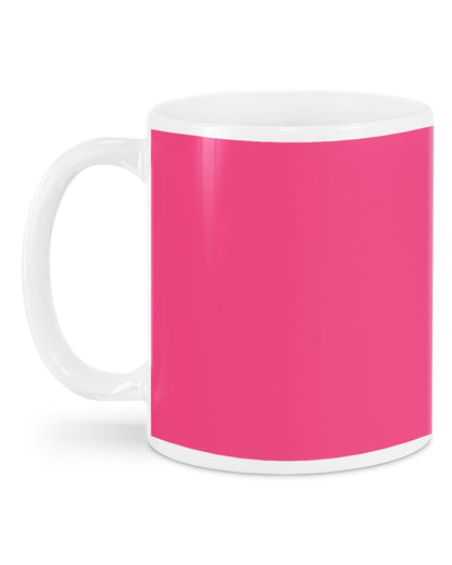 I'M NOT RUDE I'M DUTCH - Mug - Cyber Pink - back