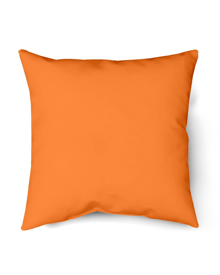 I'M NOT RUDE I'M DUTCH - Indoor Pillow - 18” x 18” - Burnt Orange - back