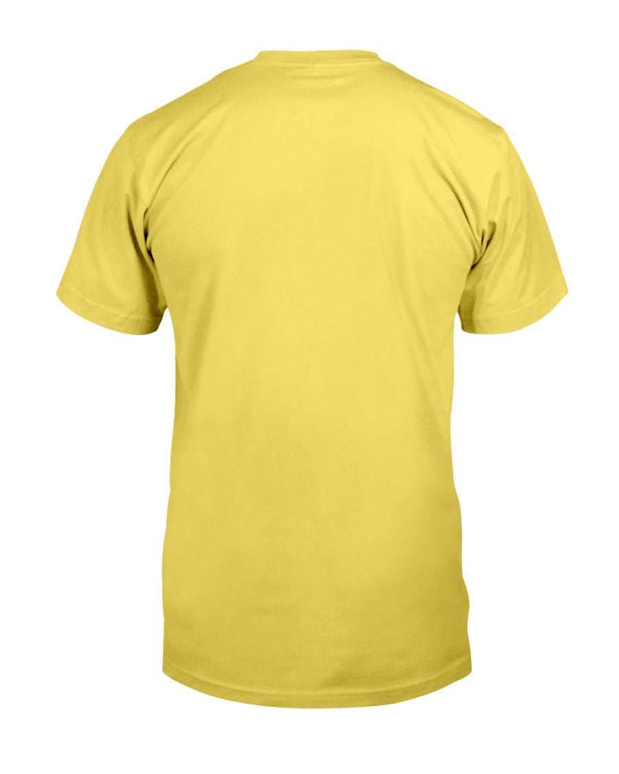 I'M NOT RUDE I'M DUTCH - Premium Fit Mens Tee - Sunshine - back