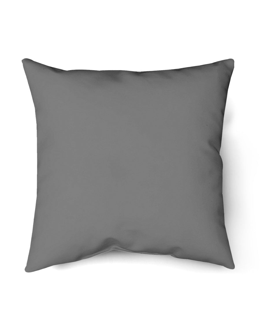 I'M NOT RUDE I'M DUTCH - Indoor Pillow - 18” x 18” - Charcoal Grey - back