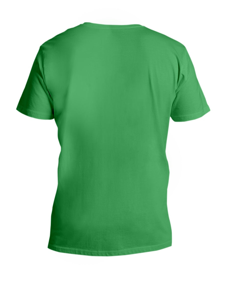 I'M NOT RUDE I'M DUTCH - V-Neck T-Shirt - Kelly - back