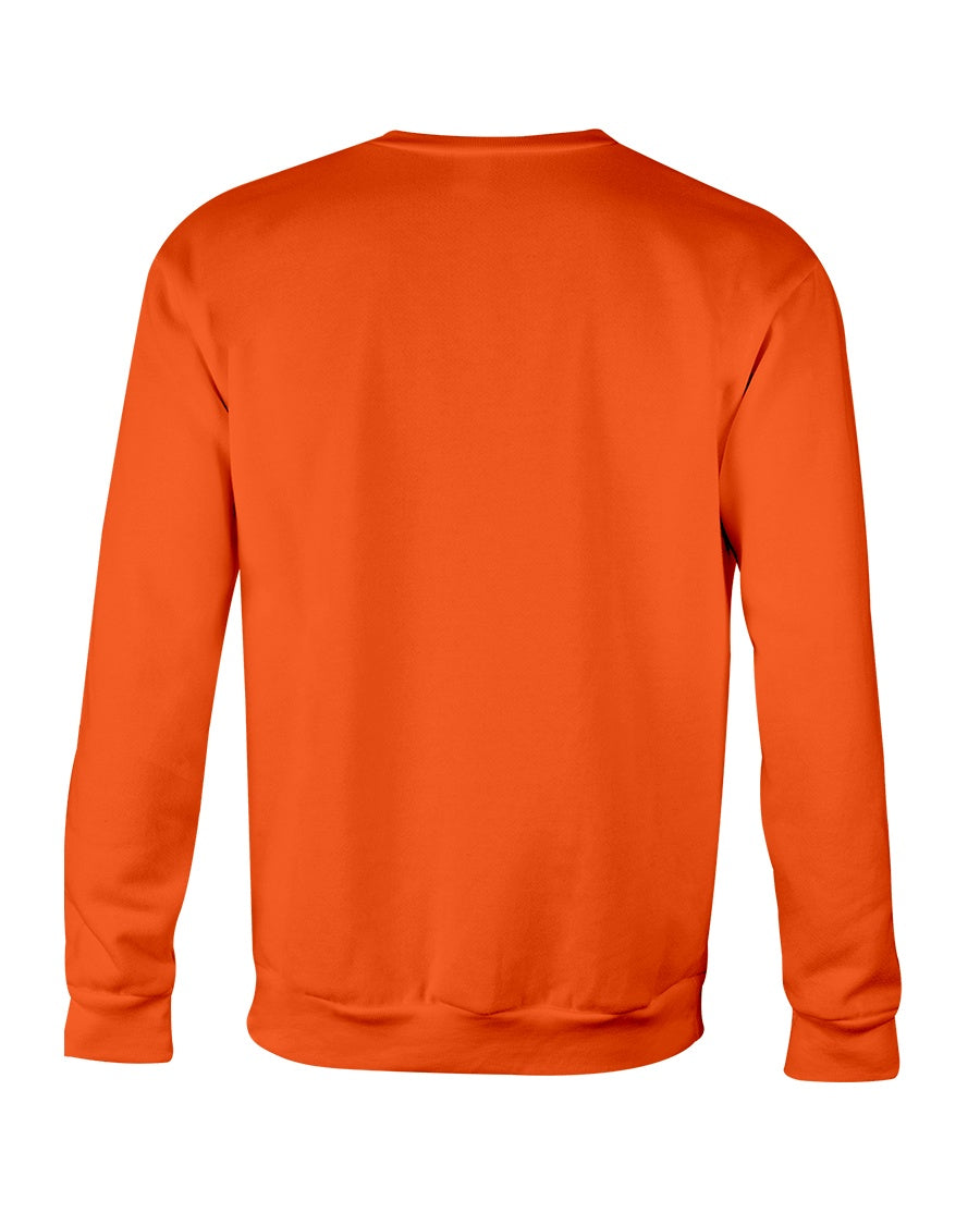 I'M NOT RUDE I'M DUTCH - Crewneck Sweatshirt - Orange - back