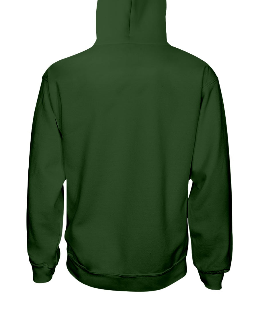 I'M NOT RUDE I'M DUTCH - Hooded Sweatshirt - Forest Green - back